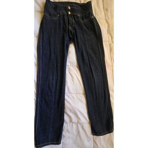 LA Jeans Women’s Blue Denim Pants – Size XL Stretch Casual Everyday Wear
